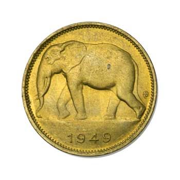 Belgian Congo 1-FRANC (KM26)
