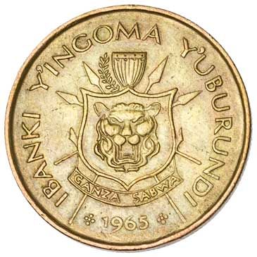 Burundi 1-FRANC (KM6)