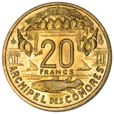 Comoros 20-FRANCS (KM8)