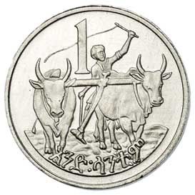 Ethiopia 1-CENT (KM43.1)