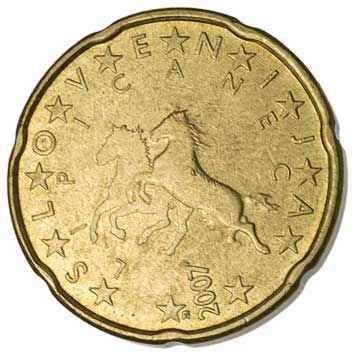 Slovenia 20-EURO CENT (KM72)