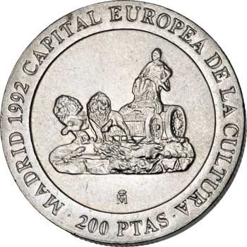 Spain 200-PESETAS (KM884)