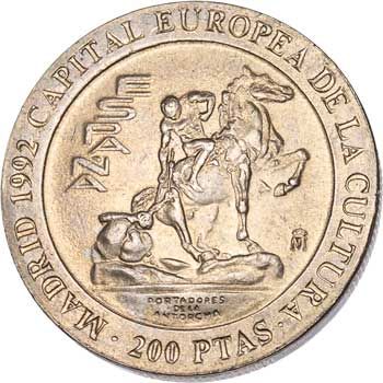 Spain 200-PESETAS (KM909)