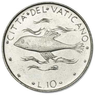 Vatican City 10-LIRE (KM119)